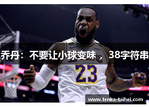 乔丹：不要让小球变味 ，38字符串